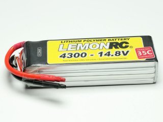 LiPo Akku LEMONRC 4300 - 14.8V (35C)