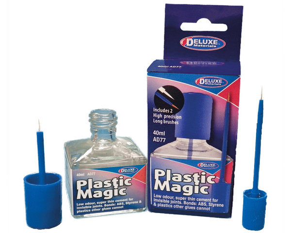 Plastic Magic Klebstoff mit Pinsel 40 ml DELUXE