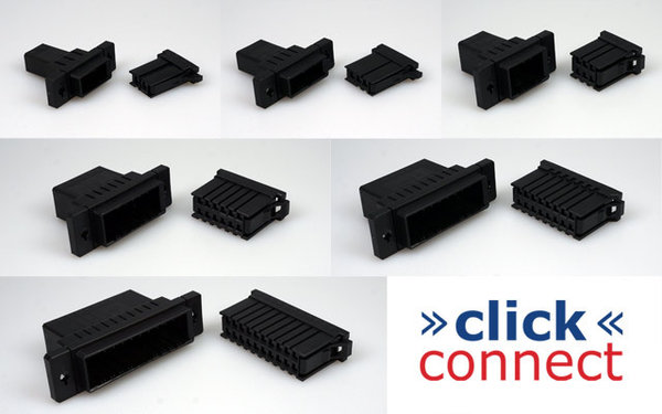 »click« connect Multipin-Verbinder -10 Pin Variante- für 0,2 qmm bis 0,5 qmm