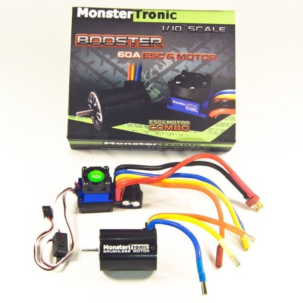 Monstertronic Brushless Combo Regler Motor 10T 3900KV 60A 1:10