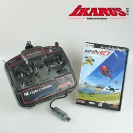 Komplettset: aeroflyRC7 ULTIMATE mit USB-Commander