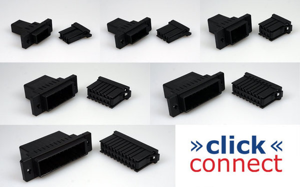 »click« connect Multipin-Verbinder -6 Pin Variante- für 0,2 qmm bis 0,5 qmm