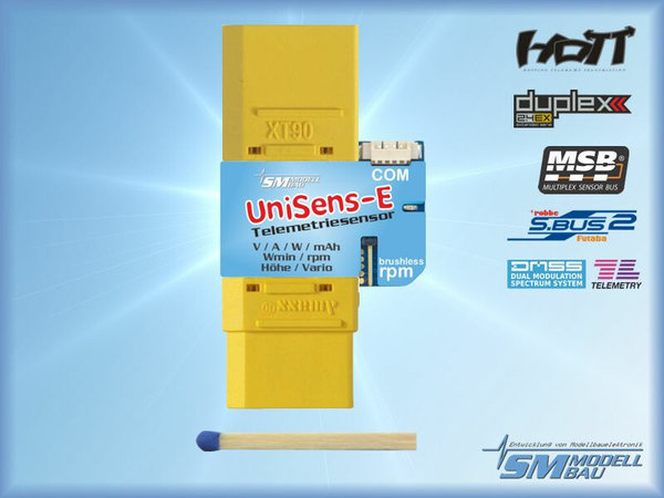 UniSens-E mit XT90 / 140A