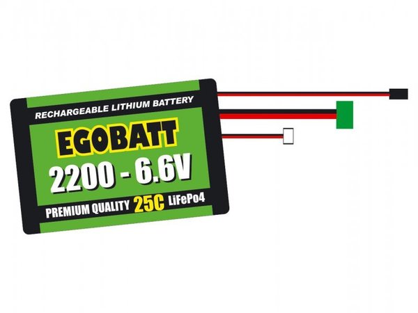 LiFe Akku EGOBATT 2200 - 6.6V (25C)