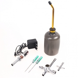 Nitro Starter Kit (Tankflasche/GlowStarter/Lader/Glühkerzenschlüssel)
