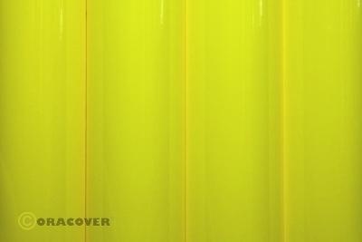 ORACOVER Bügelfolie - Breite: 60 cm - fluoreszierend gelb -21-031 -