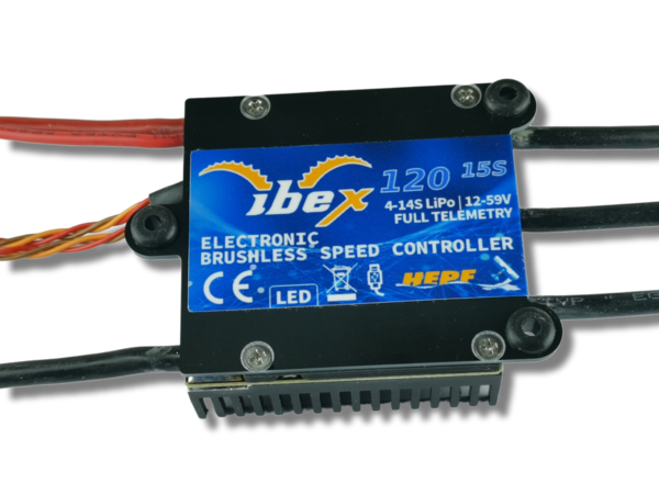 Hepf Ibex 120A Brushless Controller 4-15s Spektrum Telemetrie