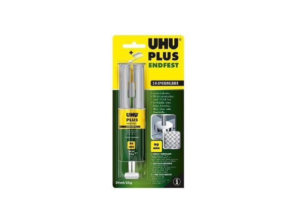 UHU 2-Komponentenkleber Plus Endfest 24ml/25g