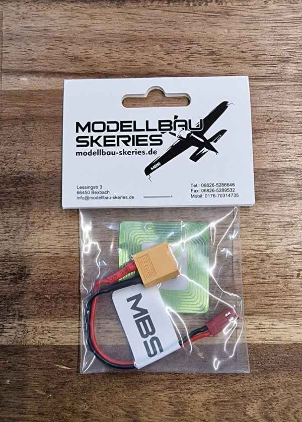 MBS Adapter JST Buchse auf XT60 Stecker